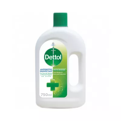 DETTOL ANTISEPTIC LIQUID 750 ML .